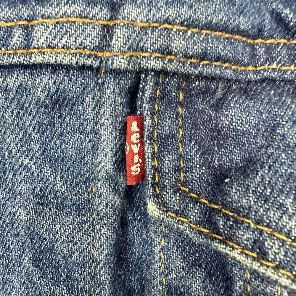 Vintage Levis Type III Trucker Jacket Mens 36R 4 Pockets 80s USA Made 70506* - Picture 3 of 16